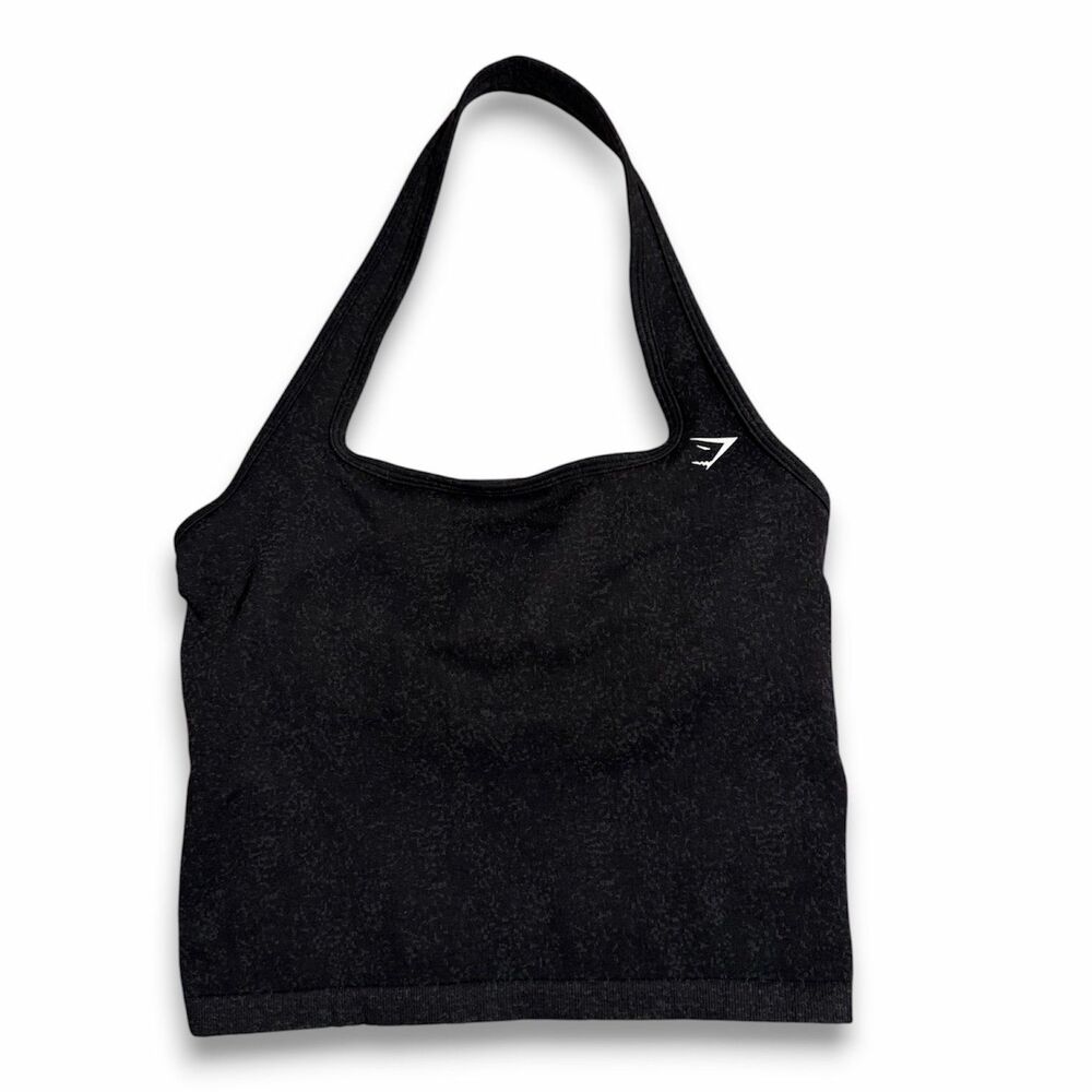 Gymshark Adapt Fleck x Whitney Tank With Shelf Bra in Black | Size Large | EUC